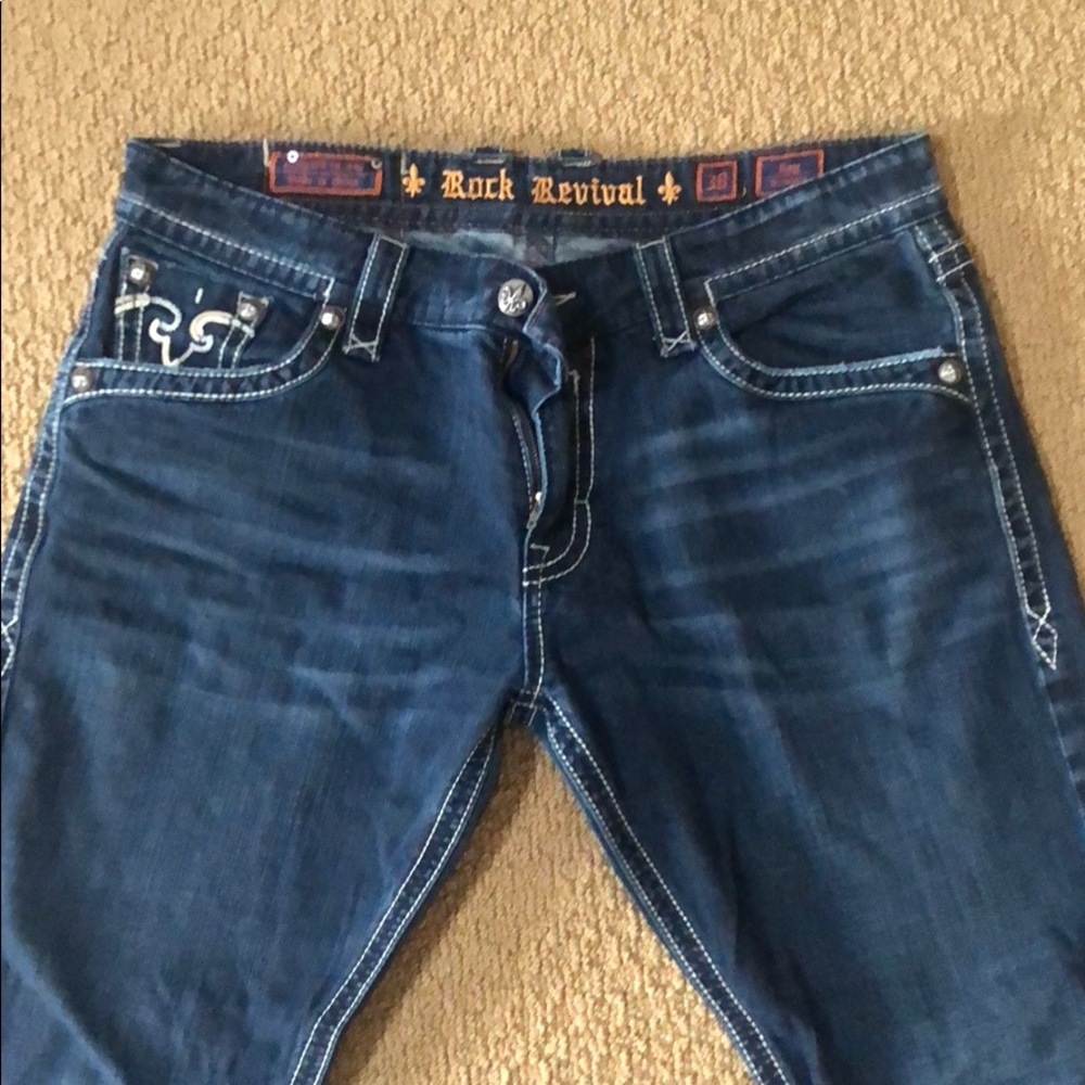 Men’s rock revival jeans